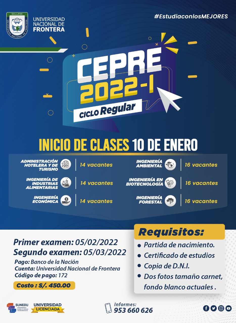 CEPRE 2022-1 CICLO REGULAR