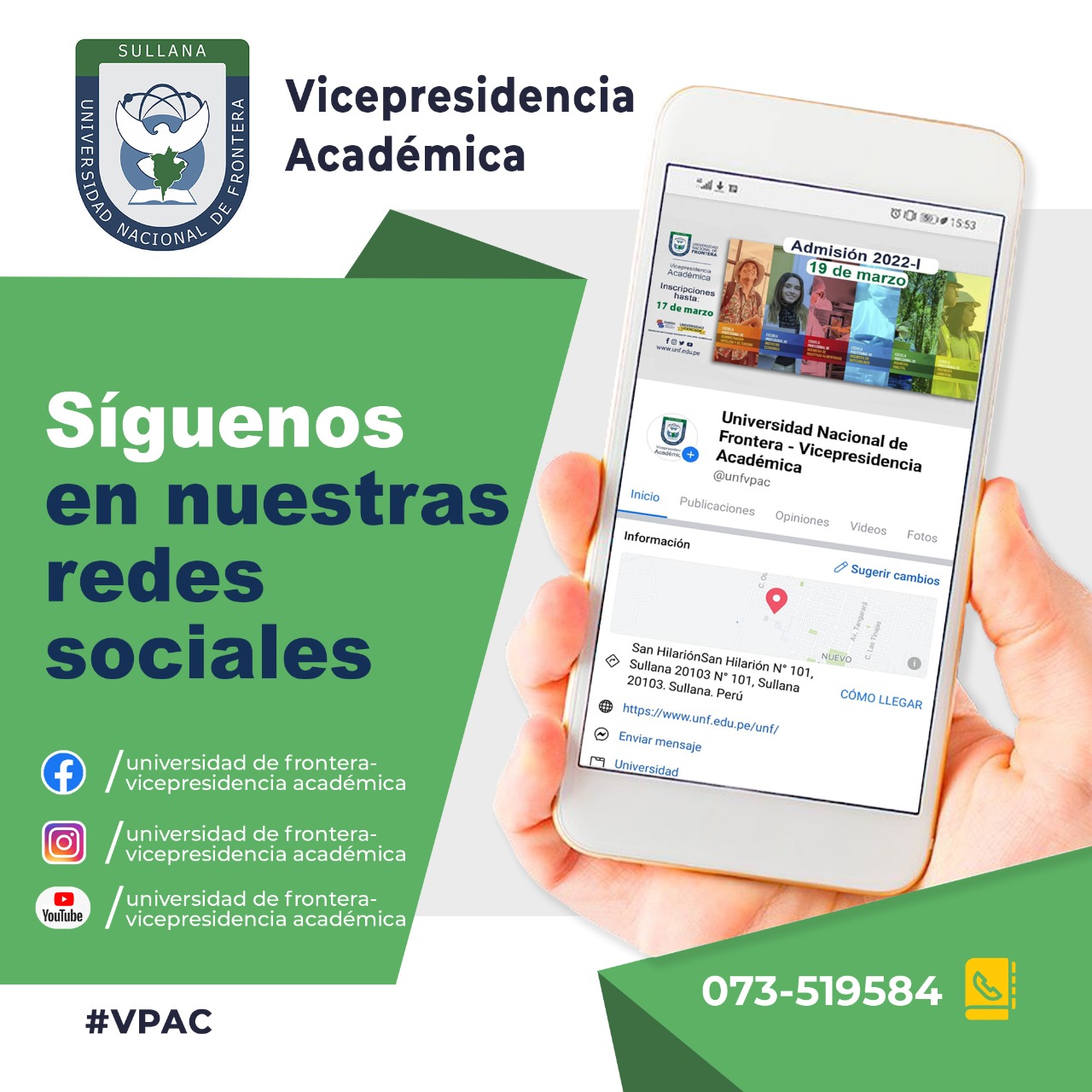 Redes Sociales VPAC-UNF