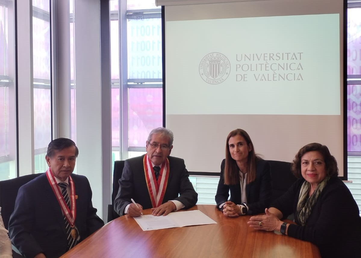Autoridades de la UNF visitan la Universidad Politécnica de Valencia España