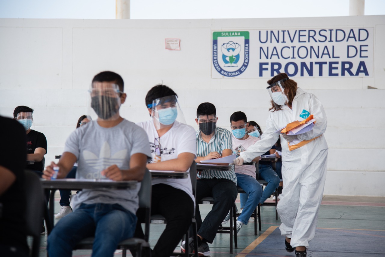 UNIVERSIDAD NACIONAL DE FRONTERA REALIZA PRIMER EXAMEN CEPRE 2022 I 3